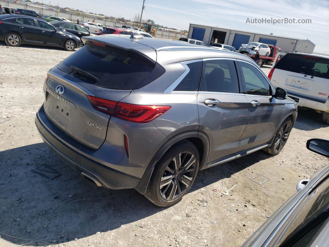 2021 Infiniti Qx50 Luxe Gray vin: 3PCAJ5BAXMF114292