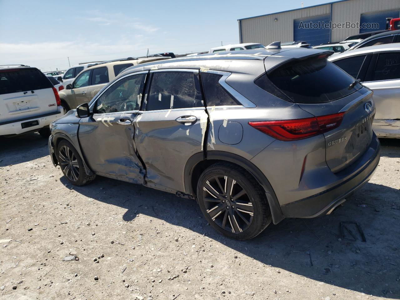 2021 Infiniti Qx50 Luxe Gray vin: 3PCAJ5BAXMF114292