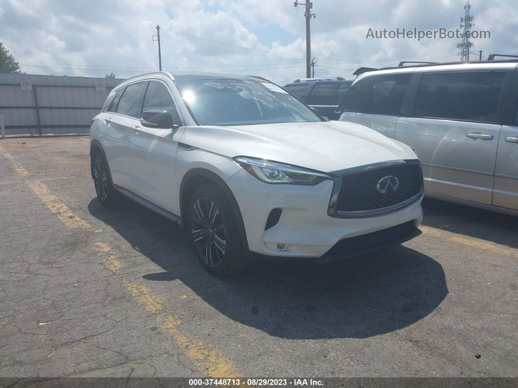 2021 Infiniti Qx50 Luxe White vin: 3PCAJ5BAXMF126622