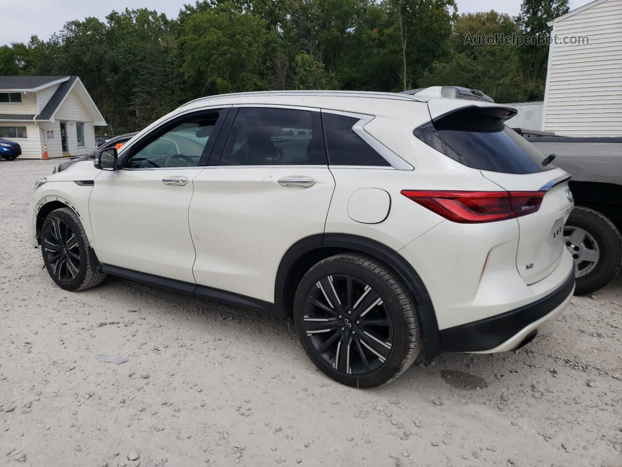 2021 Infiniti Qx50 Luxe Белый vin: 3PCAJ5BB0MF114472