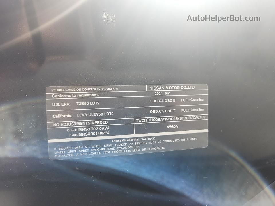 2021 Infiniti Qx50 Luxe Синий vin: 3PCAJ5BB1MF100936