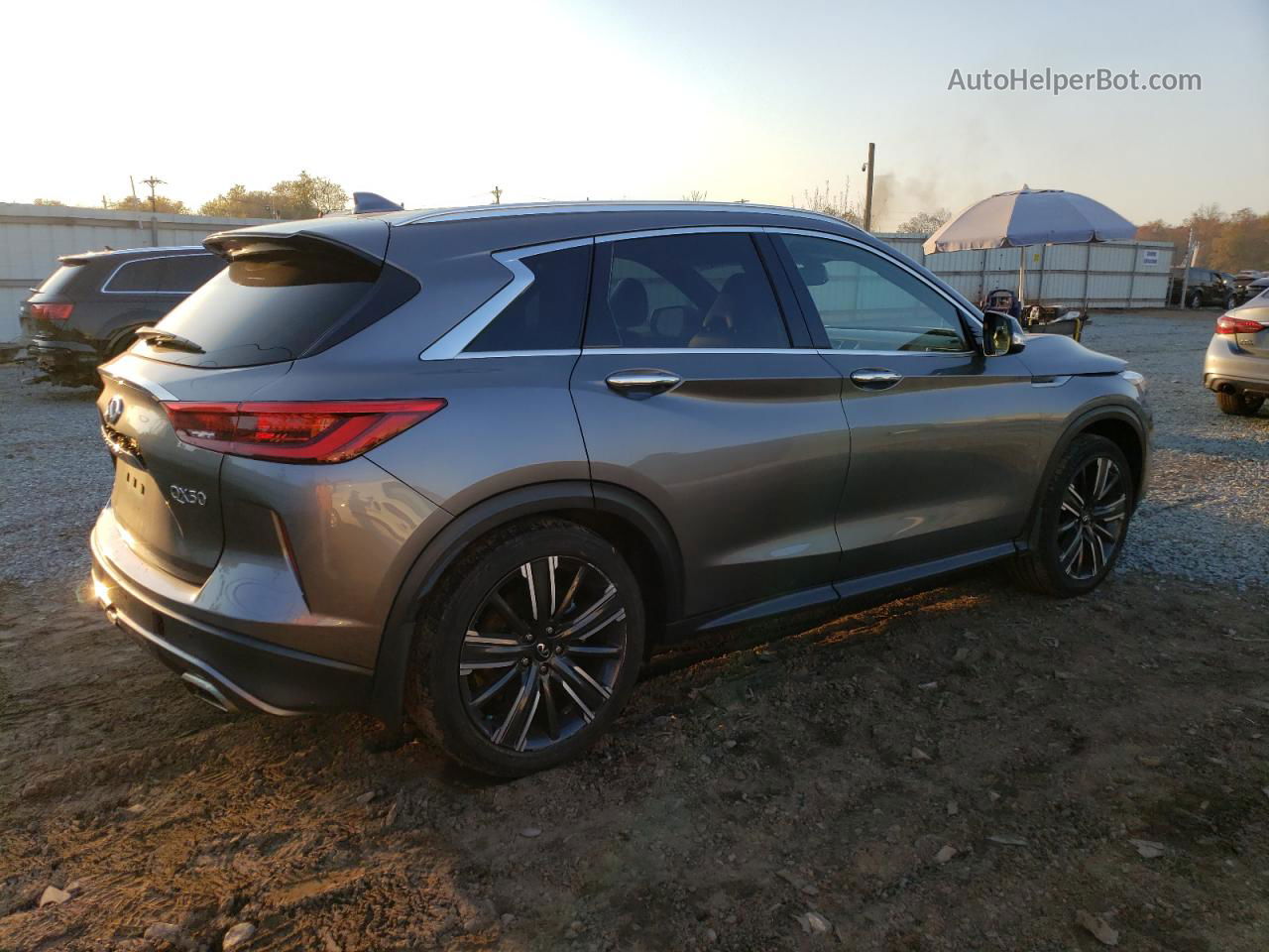 2021 Infiniti Qx50 Luxe Gray vin: 3PCAJ5BB1MF108423