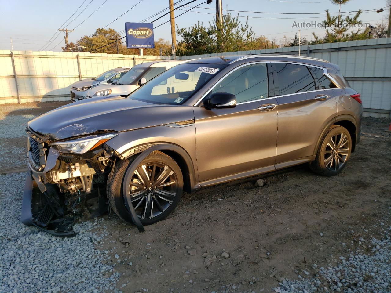 2021 Infiniti Qx50 Luxe Gray vin: 3PCAJ5BB1MF108423