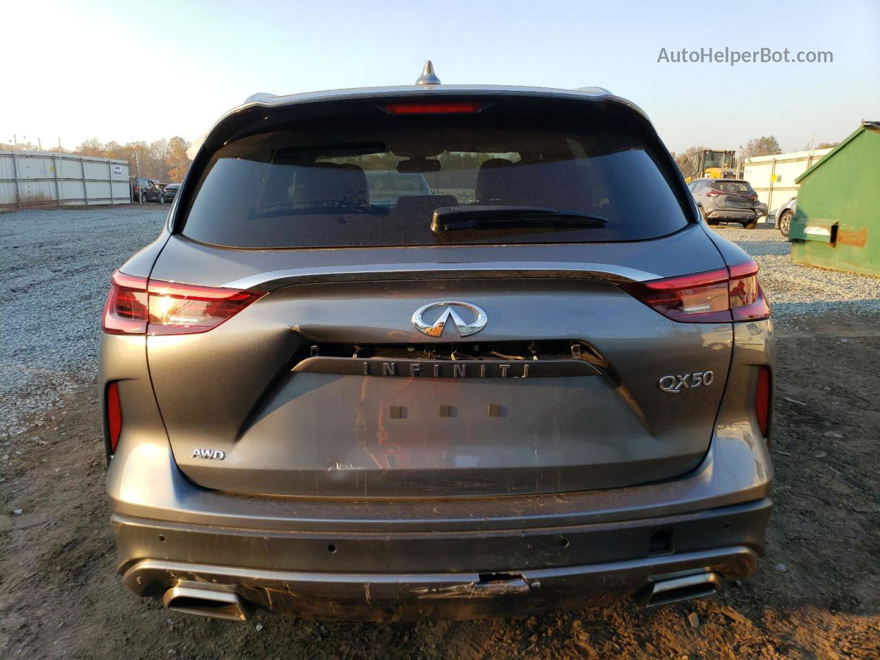 2021 Infiniti Qx50 Luxe Gray vin: 3PCAJ5BB1MF108423