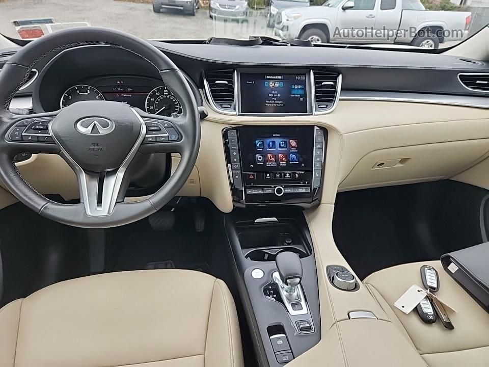 2021 Infiniti Qx50 Luxe White vin: 3PCAJ5BB1MF110978