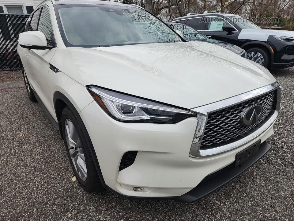 2021 Infiniti Qx50 Luxe White vin: 3PCAJ5BB1MF110978