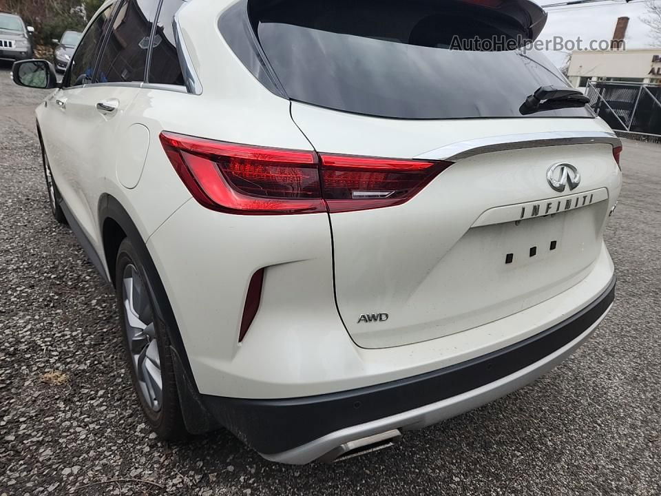 2021 Infiniti Qx50 Luxe White vin: 3PCAJ5BB1MF110978