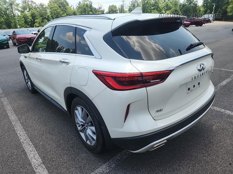 2021 Infiniti Qx50 Luxe White vin: 3PCAJ5BB1MF112777