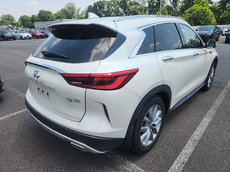 2021 Infiniti Qx50 Luxe White vin: 3PCAJ5BB1MF112777