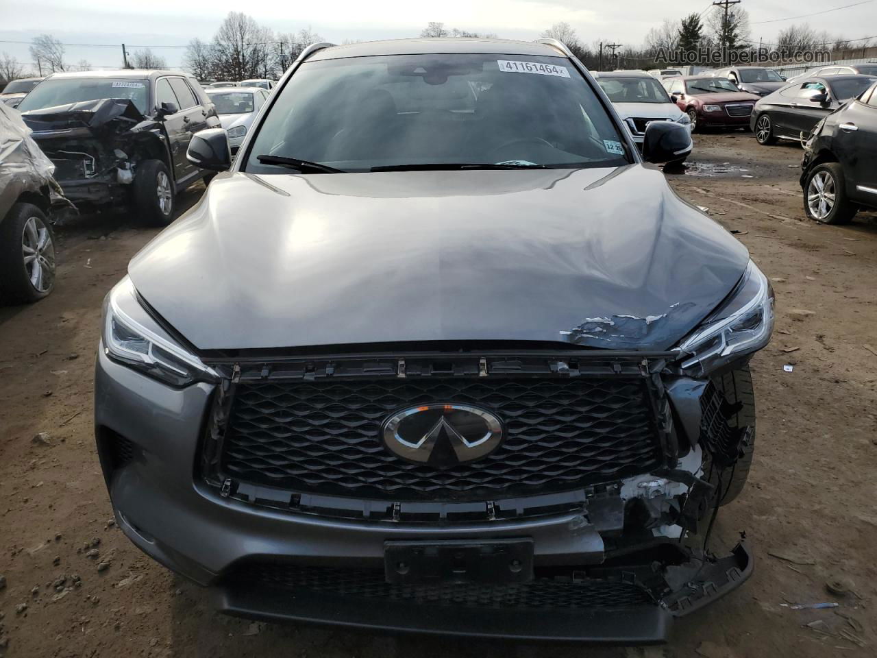 2021 Infiniti Qx50 Luxe Silver vin: 3PCAJ5BB2MF100072