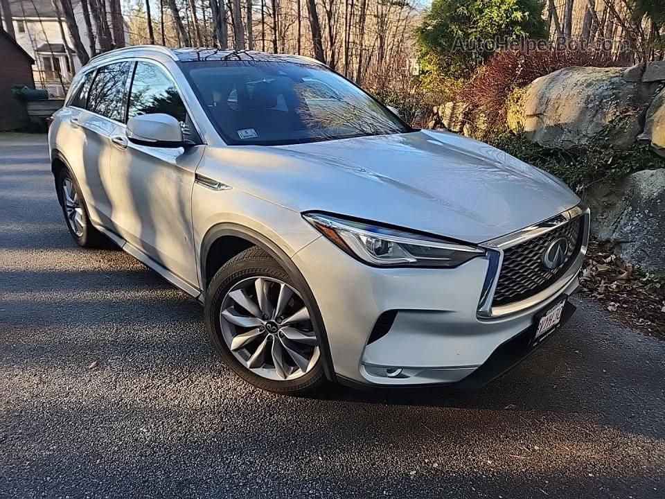 2021 Infiniti Qx50 Luxe Silver vin: 3PCAJ5BB2MF110651