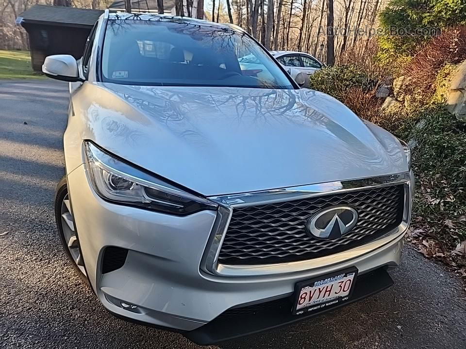 2021 Infiniti Qx50 Luxe Silver vin: 3PCAJ5BB2MF110651