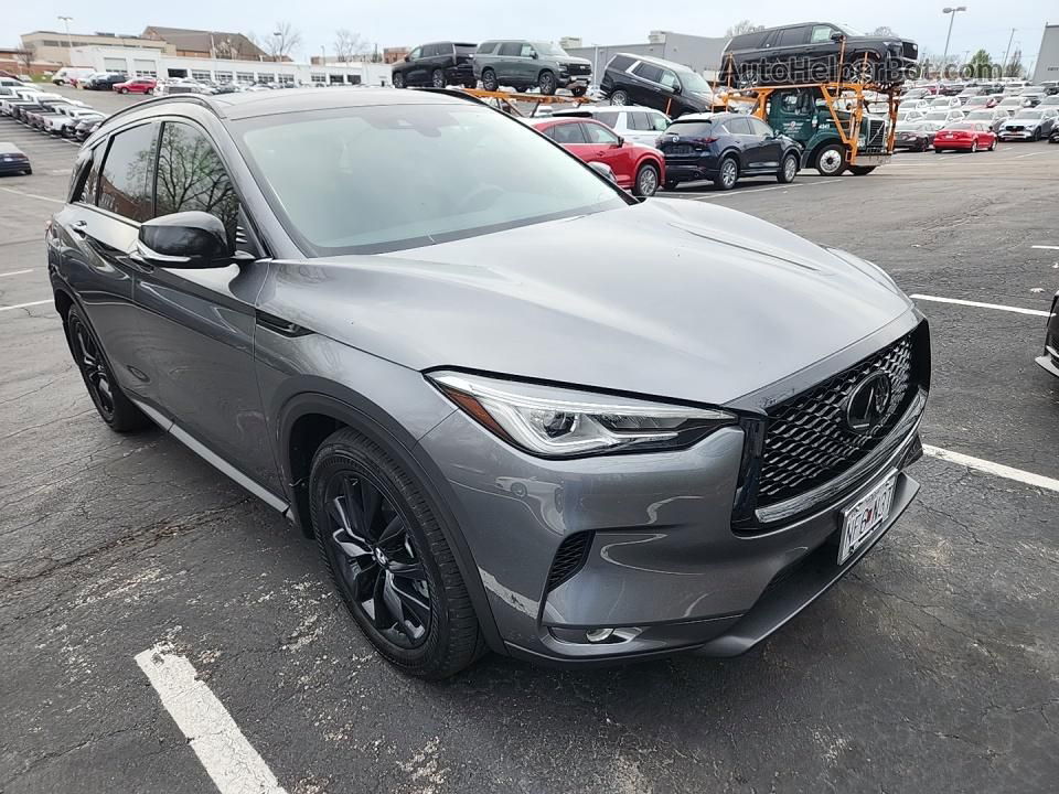 2021 Infiniti Qx50 Luxe Gray vin: 3PCAJ5BB2MF116109