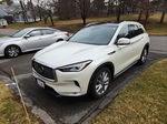 2021 Infiniti Qx50 Luxe White vin: 3PCAJ5BB3MF101375