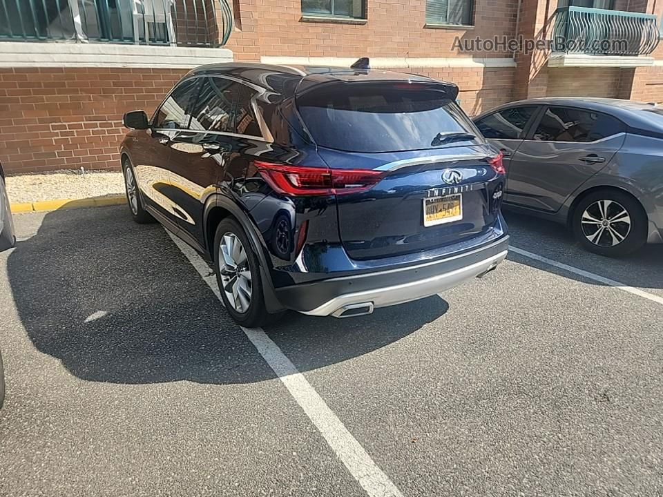 2021 Infiniti Qx50 Luxe Синий vin: 3PCAJ5BB3MF104406