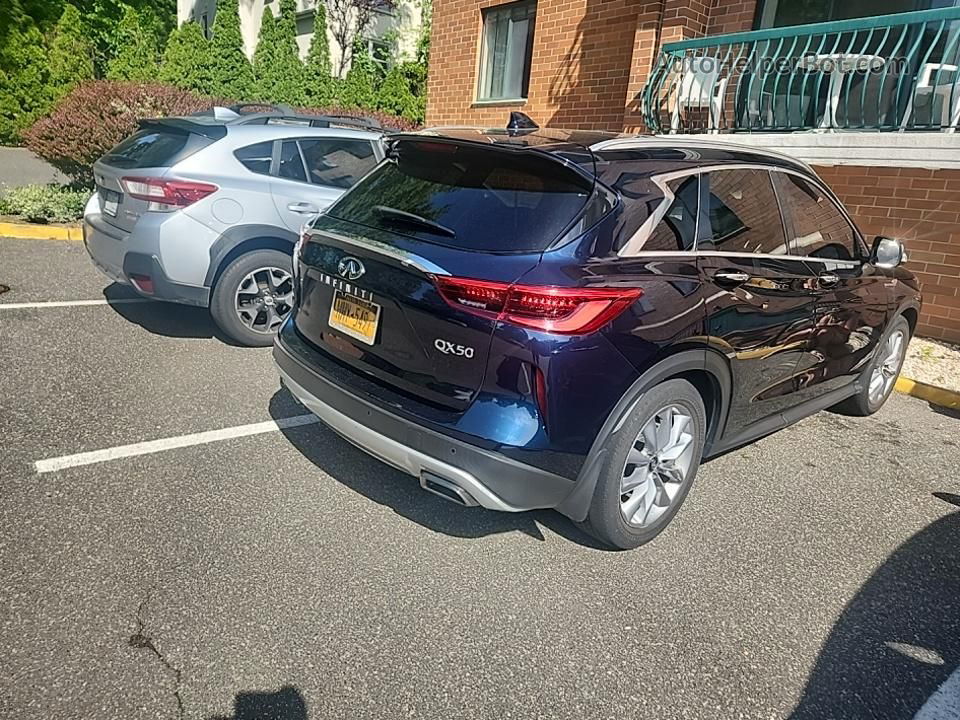 2021 Infiniti Qx50 Luxe Blue vin: 3PCAJ5BB3MF104406