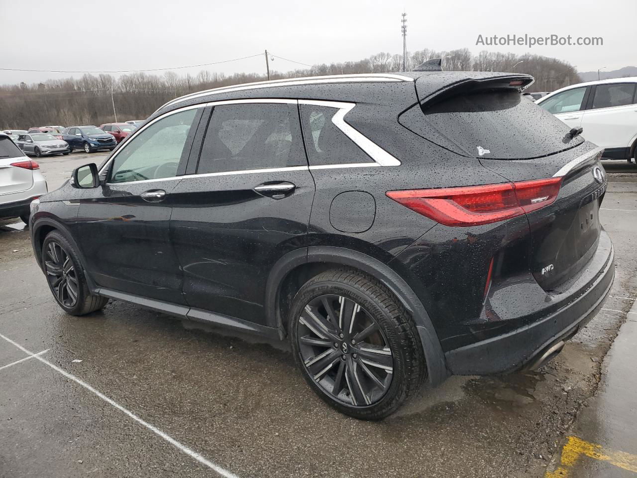 2021 Infiniti Qx50 Luxe Black vin: 3PCAJ5BB3MF108262