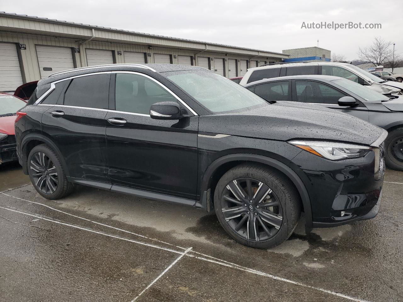 2021 Infiniti Qx50 Luxe Black vin: 3PCAJ5BB3MF108262