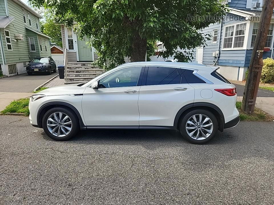 2021 Infiniti Qx50 Luxe White vin: 3PCAJ5BB3MF114837