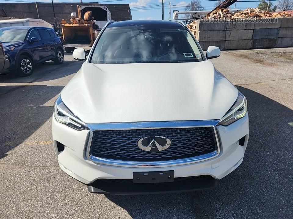 2021 Infiniti Qx50 Luxe White vin: 3PCAJ5BB4MF106262