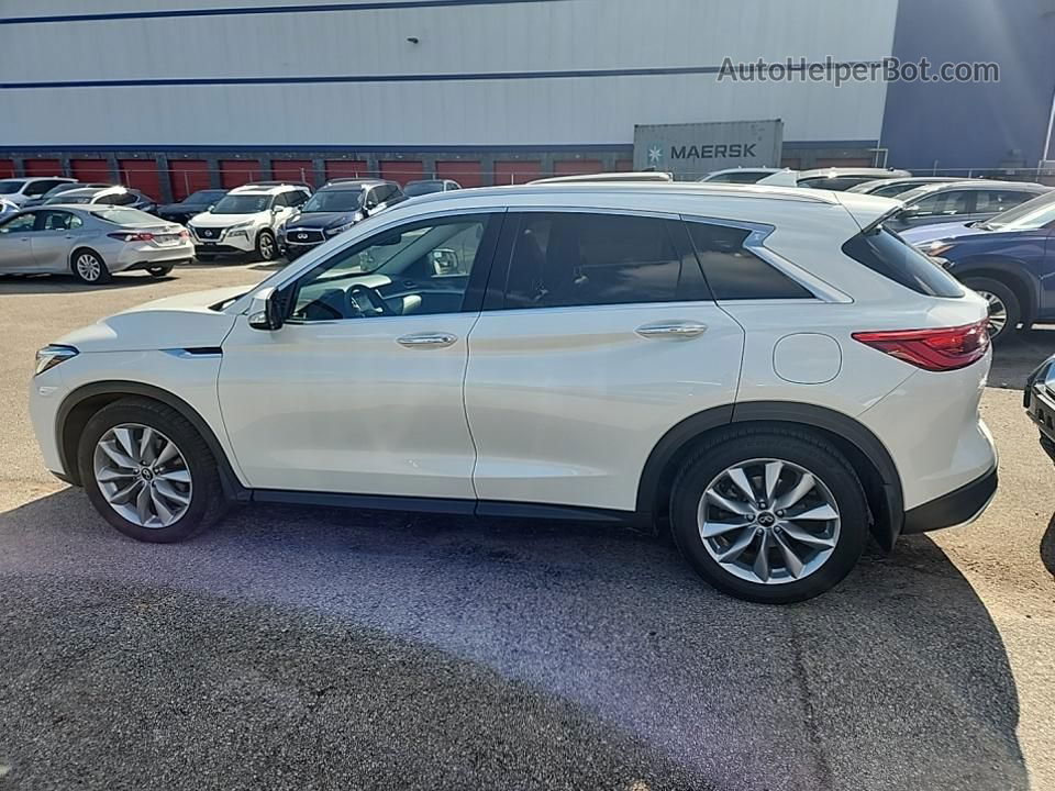 2021 Infiniti Qx50 Luxe White vin: 3PCAJ5BB4MF106262