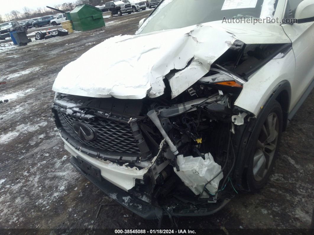 2021 Infiniti Qx50 Luxe Awd White vin: 3PCAJ5BB4MF106665