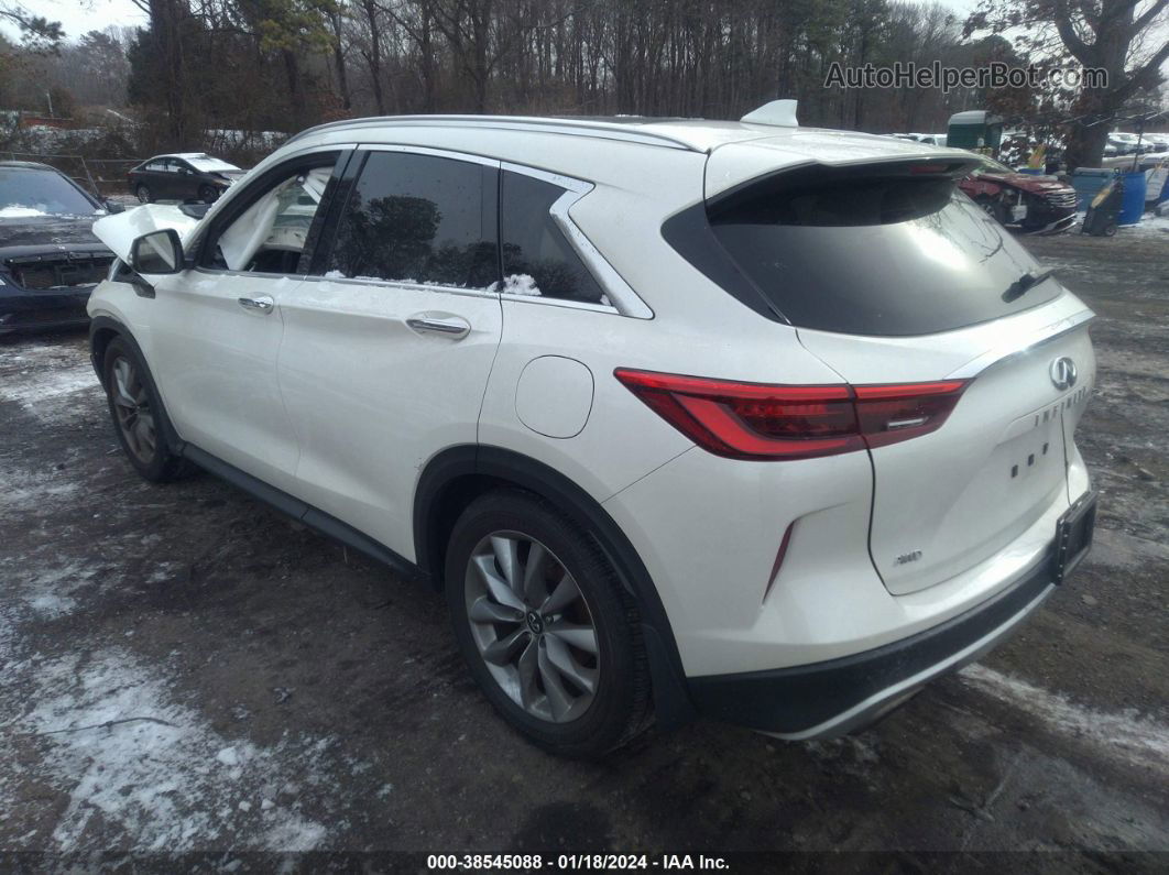 2021 Infiniti Qx50 Luxe Awd White vin: 3PCAJ5BB4MF106665