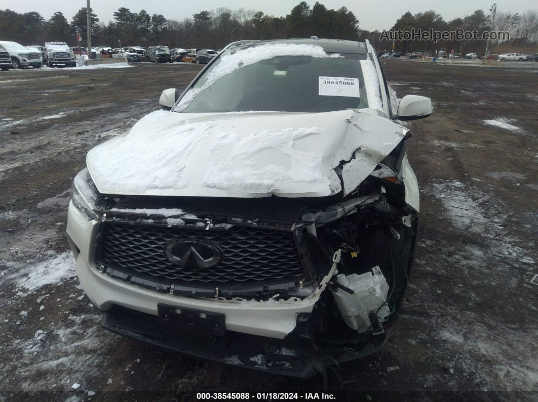 2021 Infiniti Qx50 Luxe Awd White vin: 3PCAJ5BB4MF106665