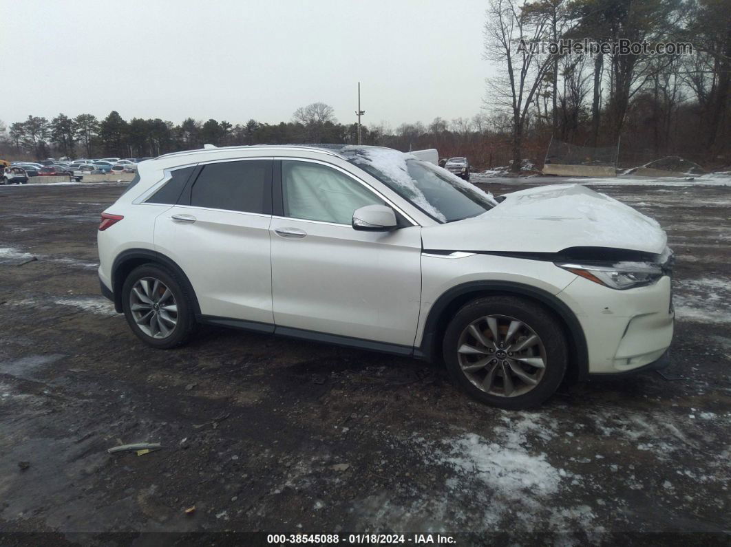 2021 Infiniti Qx50 Luxe Awd White vin: 3PCAJ5BB4MF106665