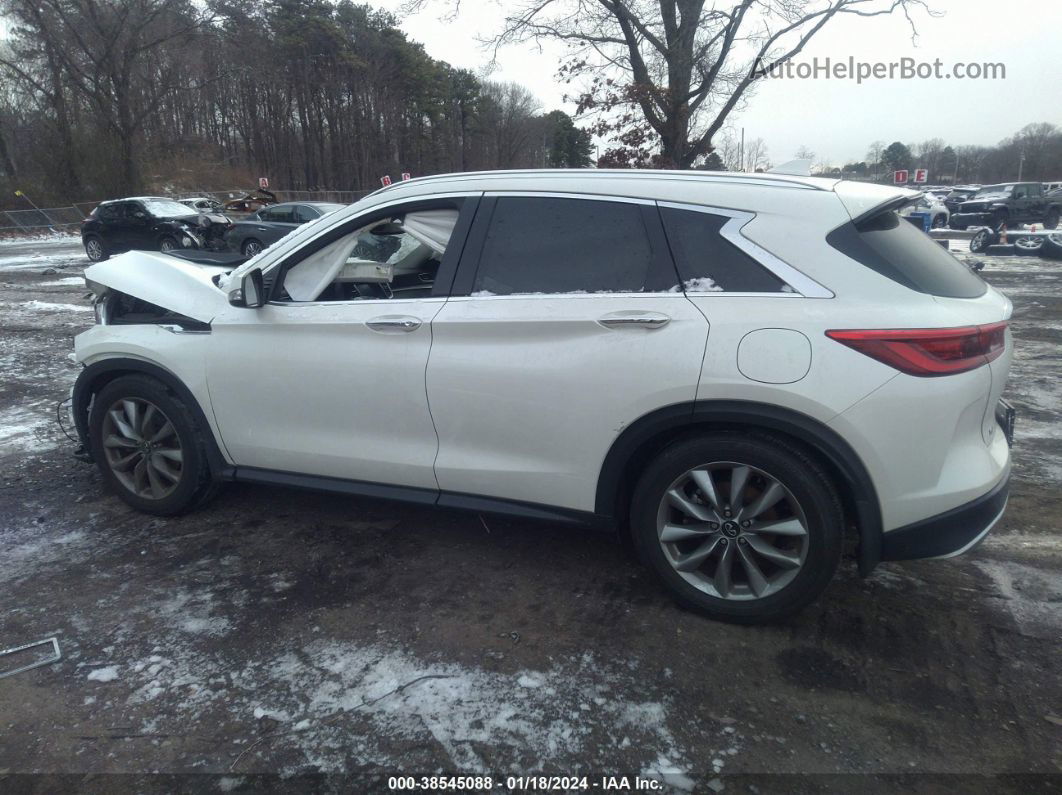 2021 Infiniti Qx50 Luxe Awd White vin: 3PCAJ5BB4MF106665