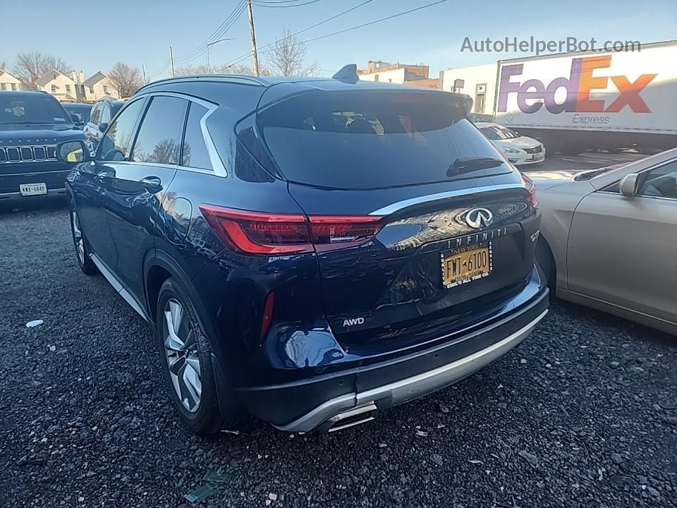 2021 Infiniti Qx50 Luxe Синий vin: 3PCAJ5BB4MF107038