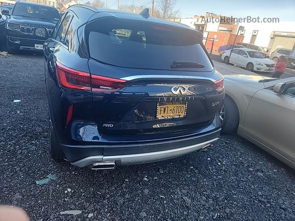 2021 Infiniti Qx50 Luxe Синий vin: 3PCAJ5BB4MF107038