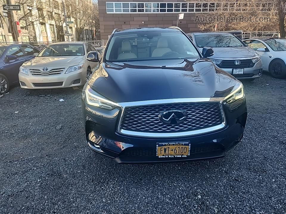 2021 Infiniti Qx50 Luxe Синий vin: 3PCAJ5BB4MF107038