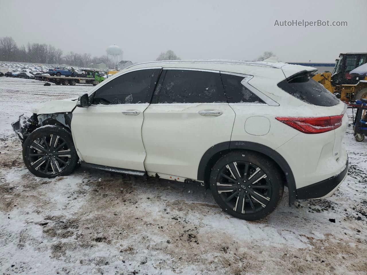 2021 Infiniti Qx50 Luxe Белый vin: 3PCAJ5BB4MF112501