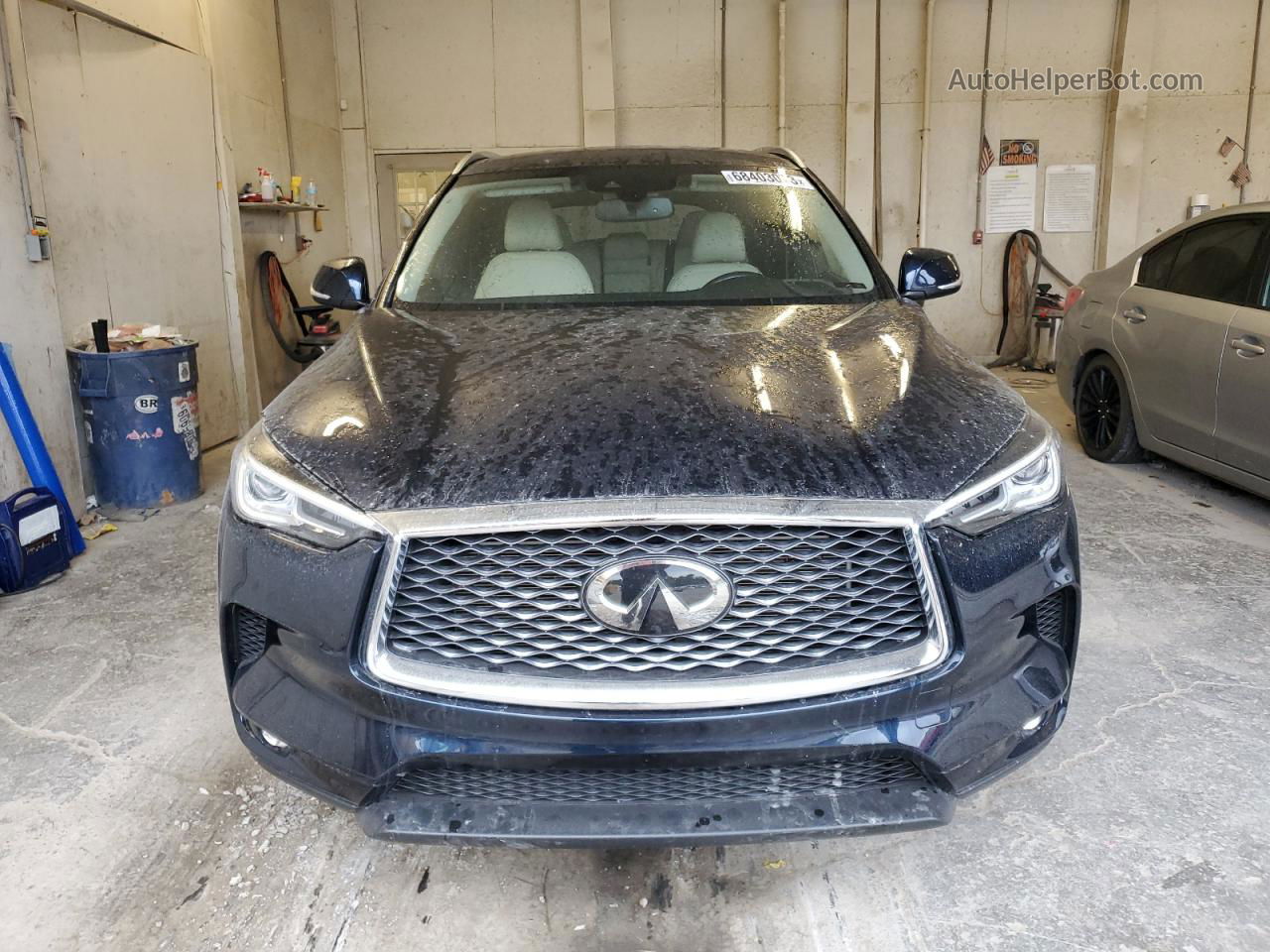 2021 Infiniti Qx50 Luxe Синий vin: 3PCAJ5BB4MF115415