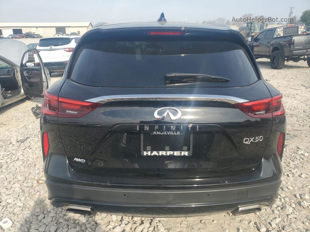 2021 Infiniti Qx50 Luxe Black vin: 3PCAJ5BB4MF120985