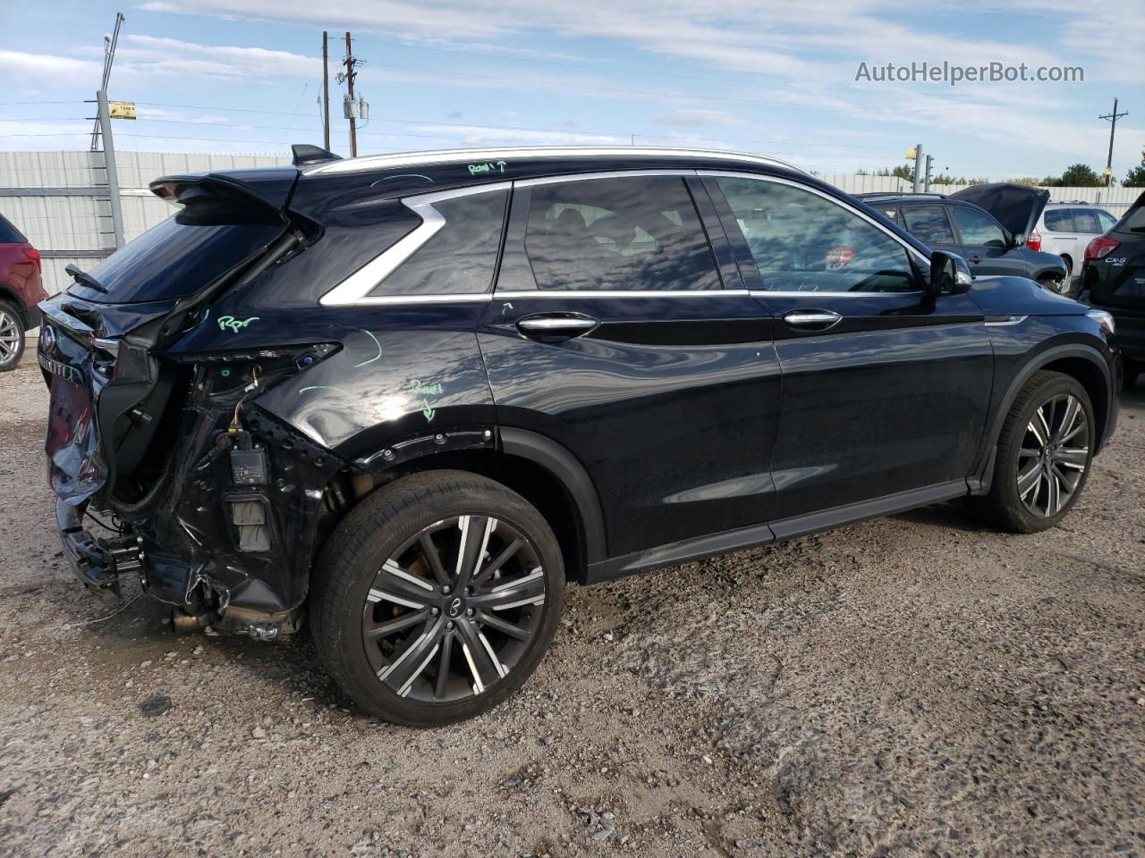 2021 Infiniti Qx50 Luxe Black vin: 3PCAJ5BB5MF106187