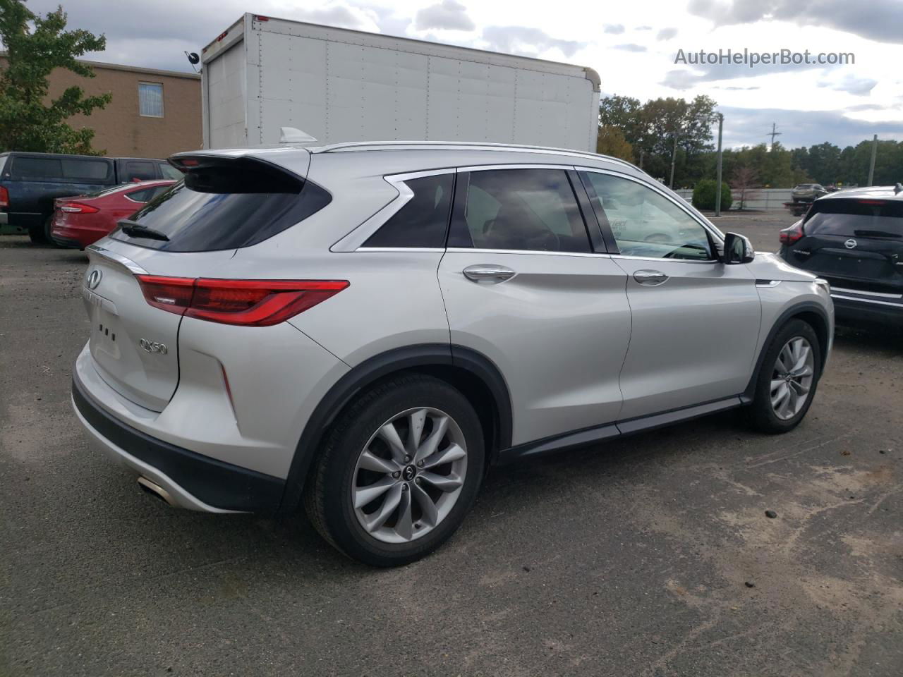 2021 Infiniti Qx50 Luxe Silver vin: 3PCAJ5BB5MF115214