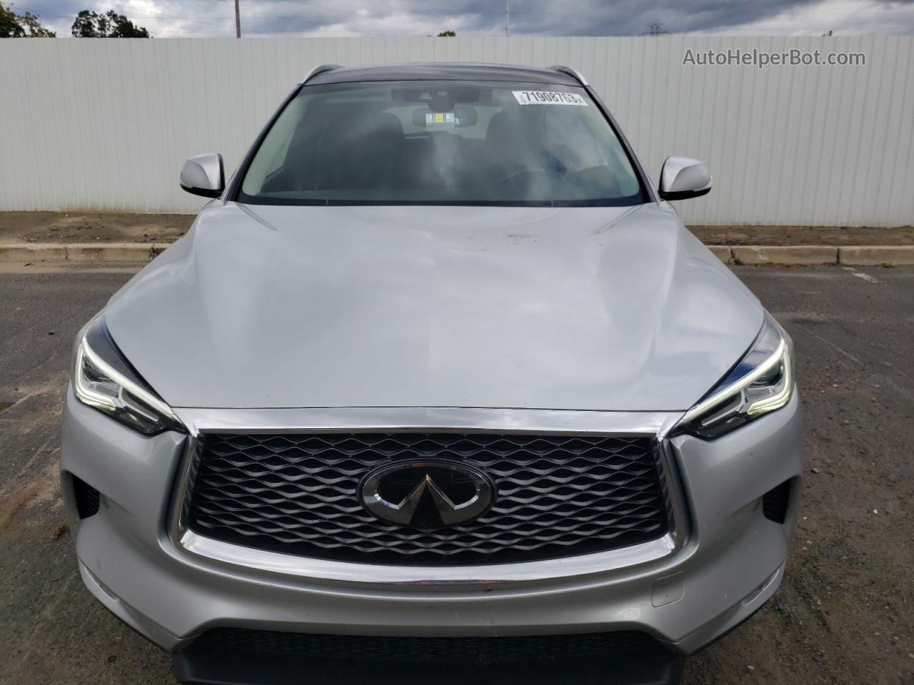 2021 Infiniti Qx50 Luxe Silver vin: 3PCAJ5BB5MF115214