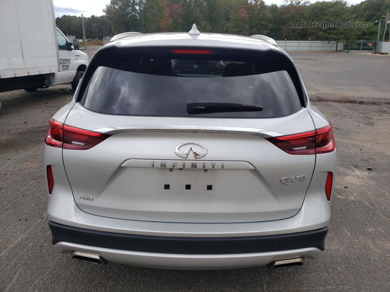 2021 Infiniti Qx50 Luxe Silver vin: 3PCAJ5BB5MF115214