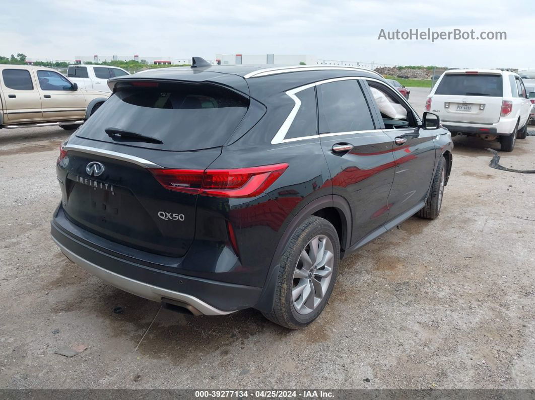 2021 Infiniti Qx50 Luxe Awd Черный vin: 3PCAJ5BB5MF118534