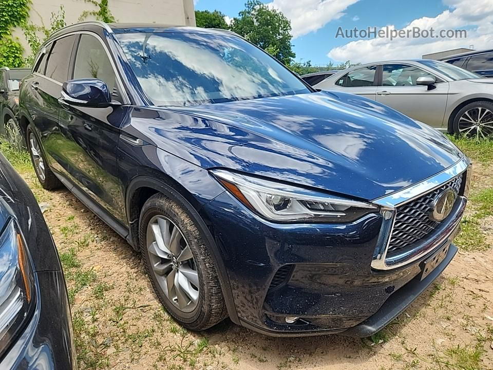 2021 Infiniti Qx50 Luxe Синий vin: 3PCAJ5BB6MF104576