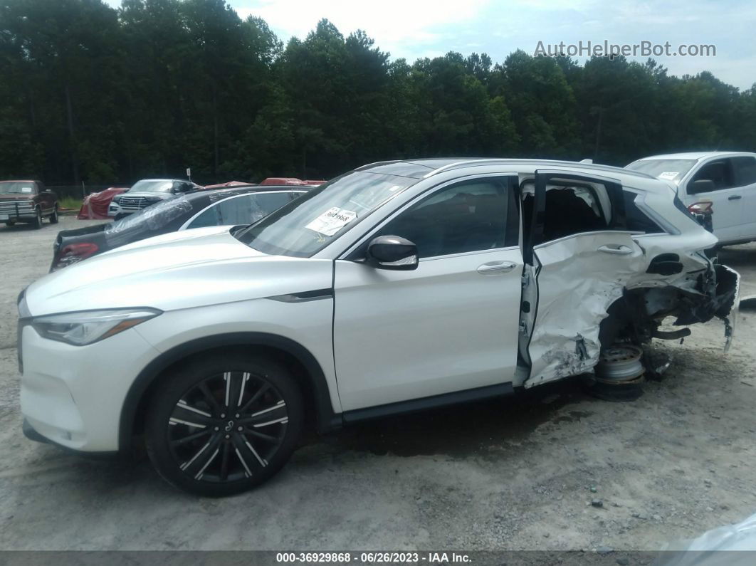 2021 Infiniti Qx50 Luxe White vin: 3PCAJ5BB6MF115349