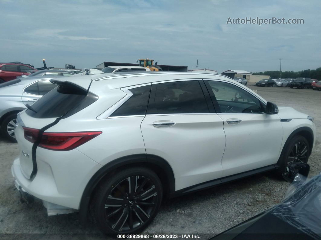 2021 Infiniti Qx50 Luxe White vin: 3PCAJ5BB6MF115349