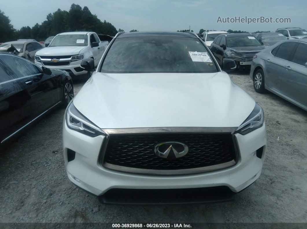 2021 Infiniti Qx50 Luxe White vin: 3PCAJ5BB6MF115349