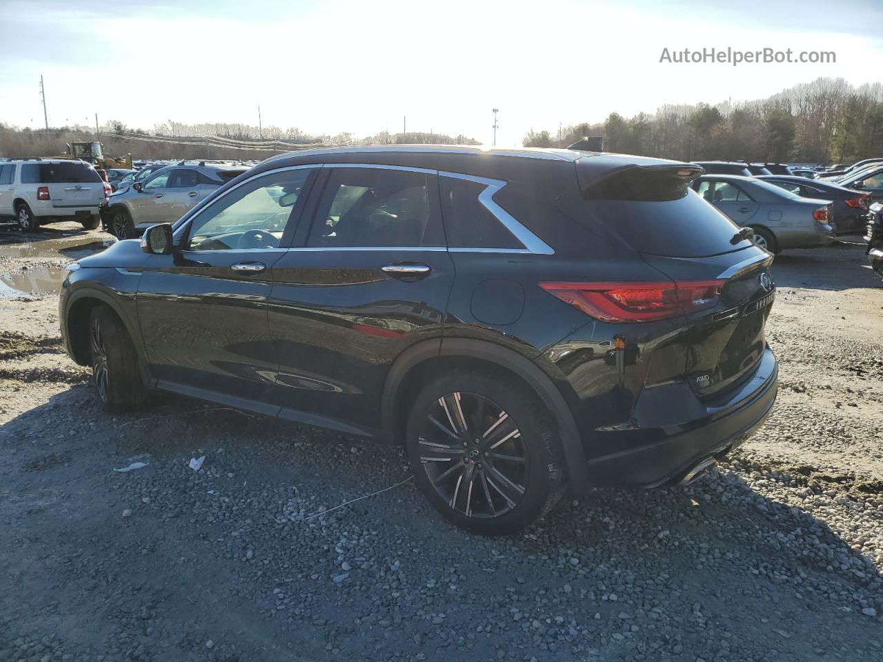 2021 Infiniti Qx50 Luxe Black vin: 3PCAJ5BB6MF115903