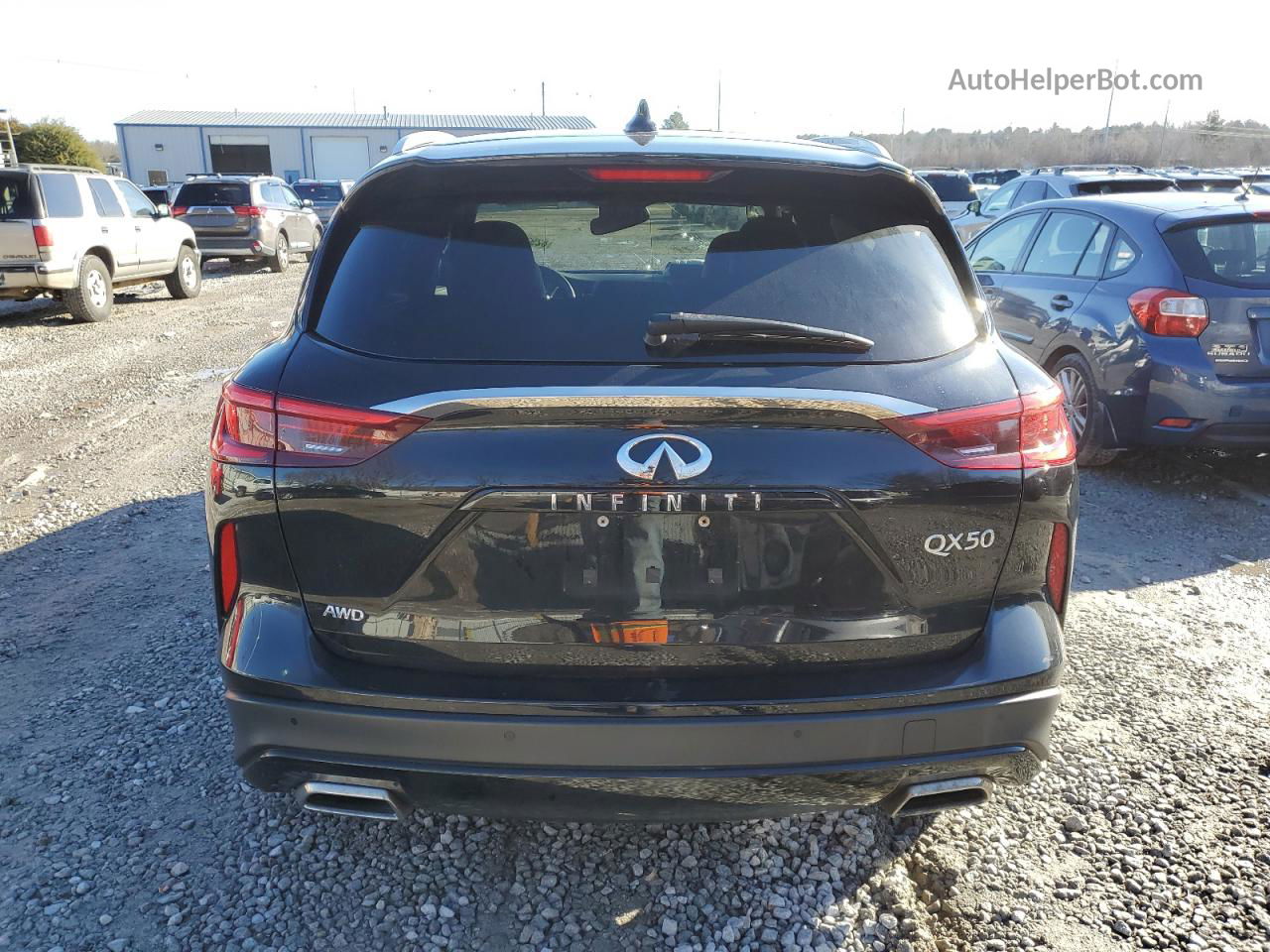 2021 Infiniti Qx50 Luxe Black vin: 3PCAJ5BB6MF115903