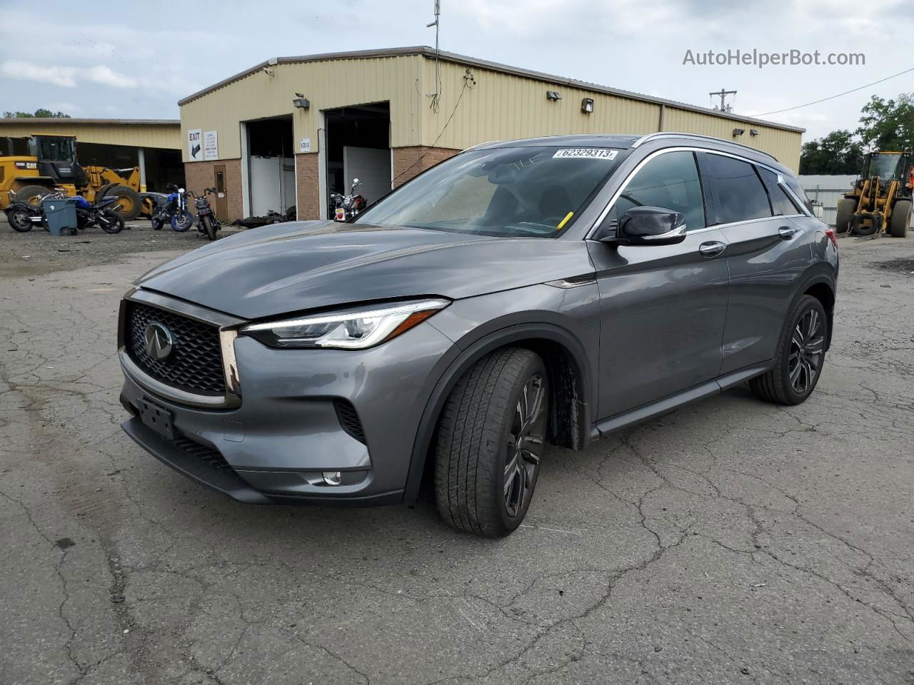 2021 Infiniti Qx50 Luxe Gray vin: 3PCAJ5BB6MF119921