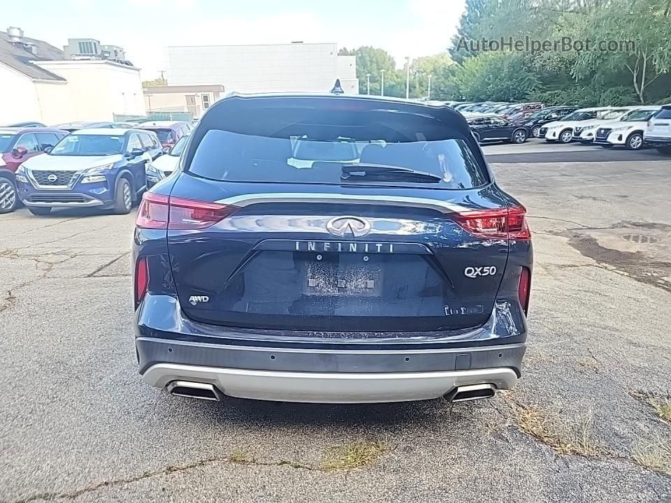 2021 Infiniti Qx50 Luxe Синий vin: 3PCAJ5BB7MF101881