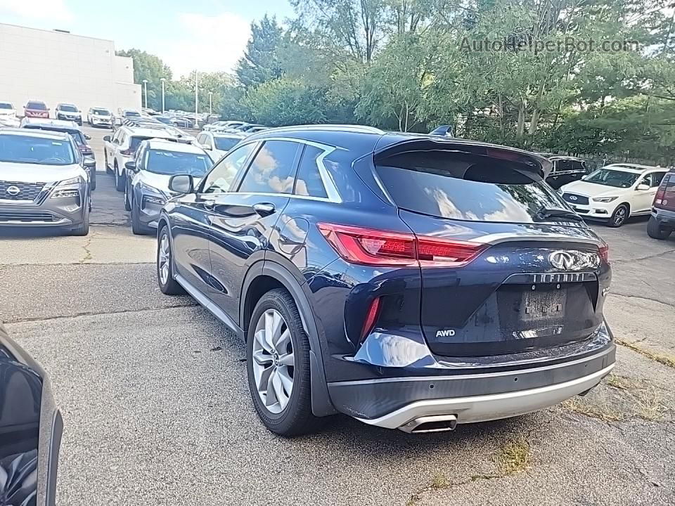 2021 Infiniti Qx50 Luxe Blue vin: 3PCAJ5BB7MF101881